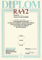 RA-Y2 <p>Number: # 01216 <p>Publisher: Radioklub der DDR <p>Date: 20.7.1989